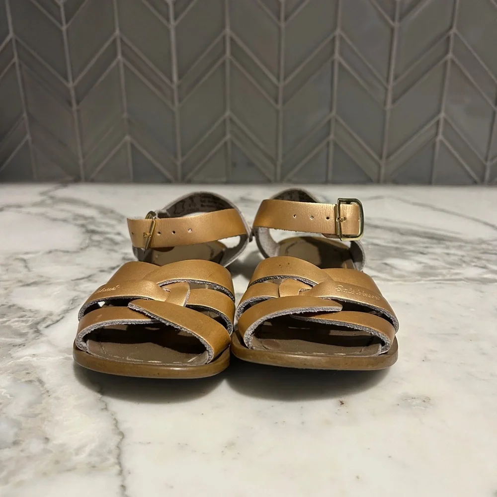 $25 ADD ON salt water sandals gold‎ 8c zara native crocs H&M Nike shoes strap